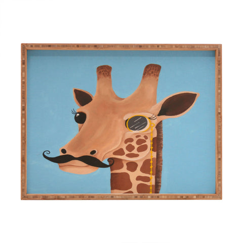 Mandy Hazell Gentleman Giraffe Rectangular Tray
