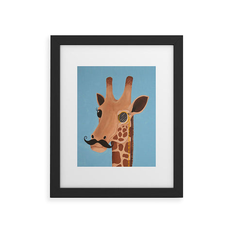 Mandy Hazell Gentleman Giraffe Framed Art Print