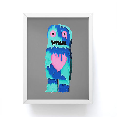 Mandy Hazell Melty Monster Framed Mini Art Print