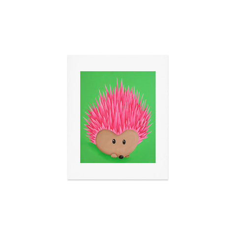 Mandy Hazell Ollie Hedgehog Art Print
