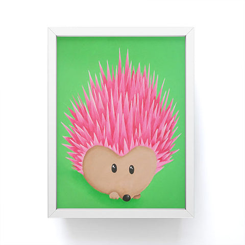 Mandy Hazell Ollie Hedgehog Framed Mini Art Print