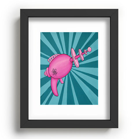 Mandy Hazell Pew Pew Pink Recessed Framing Rectangle