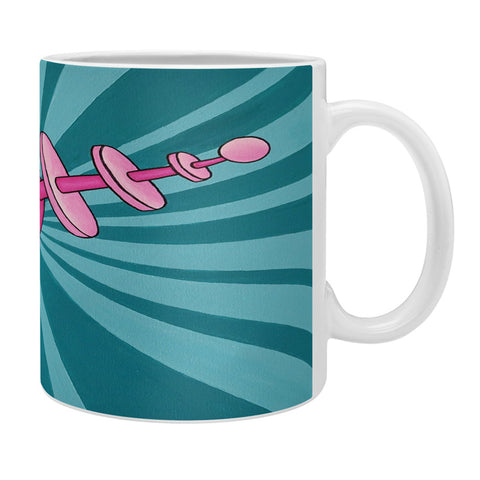 Mandy Hazell Pew Pew Pink Coffee Mug