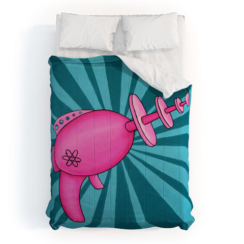 Mandy Hazell Pew Pew Pink Comforter