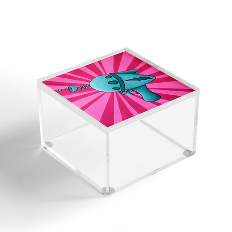 Mandy Hazell Pew Pew Teal Acrylic Box