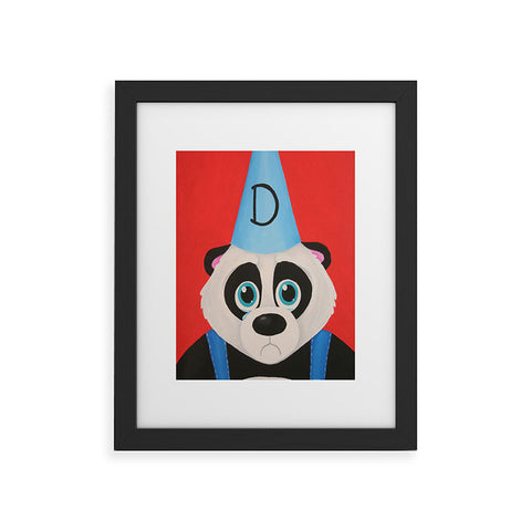 Mandy Hazell Sad Panda Framed Art Print