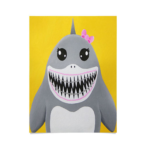 Mandy Hazell Shark Tooth Sally Poster