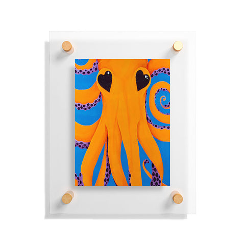 Mandy Hazell Wish I Was An Octopus Floating Acrylic Print