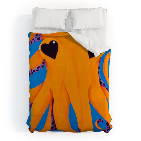 Mandy Hazell Wish I Was An Octopus Duvet Cover