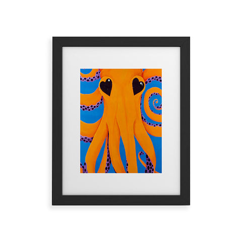 Mandy Hazell Wish I Was An Octopus Framed Art Print