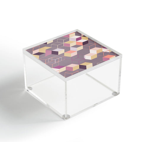 Mareike Boehmer 3D Geometry Cubes 1 Acrylic Box