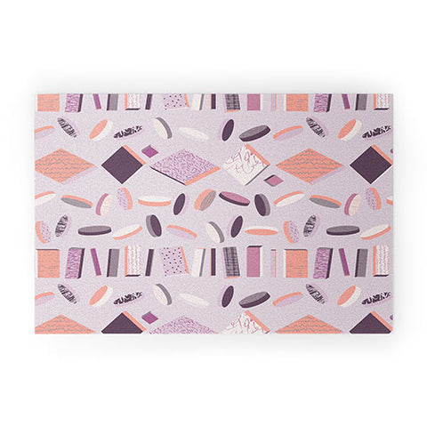 Mareike Boehmer 3D Geometry Lined Up 1 Welcome Mat