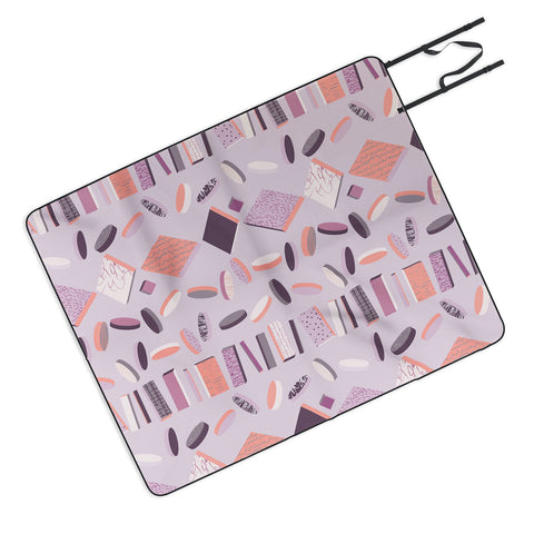 Mareike Boehmer 3D Geometry Lined Up 1 Picnic Blanket