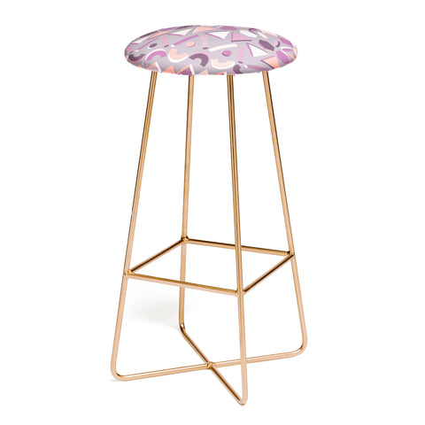 Mareike Boehmer 3D Geometry Stand In Line 1 Bar Stool