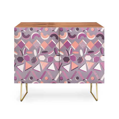 Mareike Boehmer 3D Geometry Stand In Line 1 Credenza