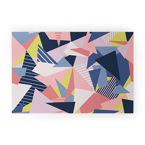 Mareike Boehmer Color Blocking Chaos 1 Welcome Mat