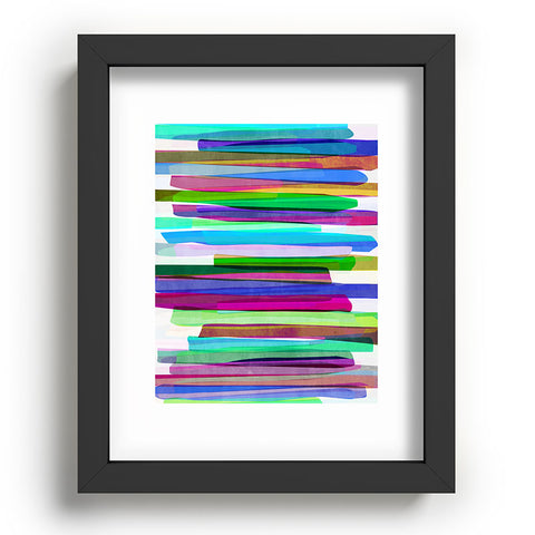 Mareike Boehmer Colorful Stripes 3 Recessed Framing Rectangle