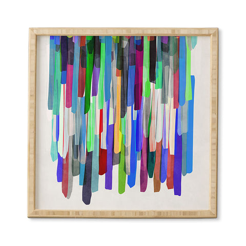 Mareike Boehmer Colorful Stripes 4 Z Framed Wall Art