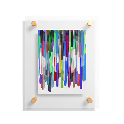 Mareike Boehmer Colorful Stripes 4 Z Floating Acrylic Print
