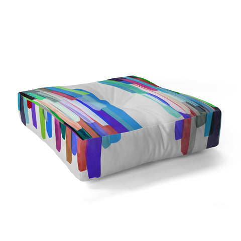 Mareike Boehmer Colorful Stripes 4 Z Floor Pillow Square