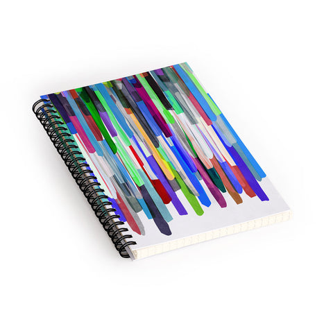 Mareike Boehmer Colorful Stripes 4 Z Spiral Notebook