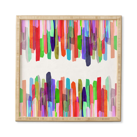 Mareike Boehmer Colorful Stripes 5 Framed Wall Art