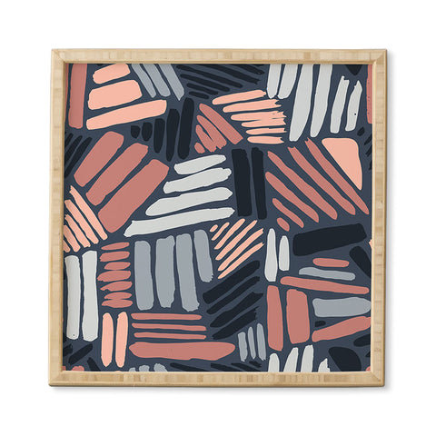 Mareike Boehmer Dots and Lines 1 Strokes Framed Wall Art