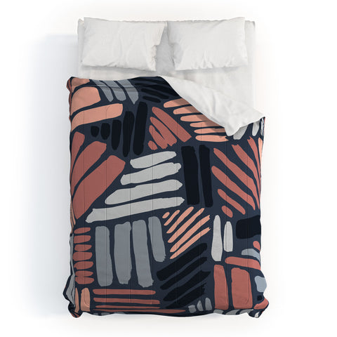 Mareike Boehmer Dots and Lines 1 Strokes Comforter