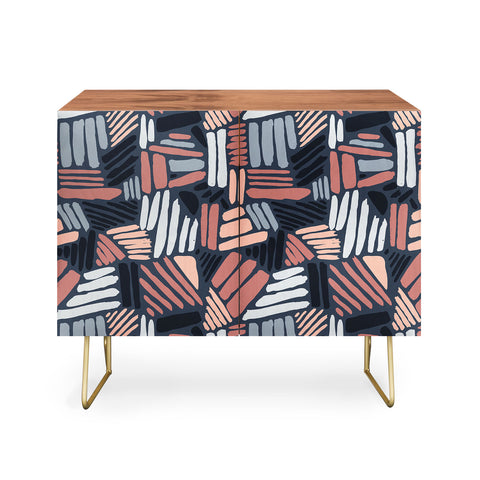 Mareike Boehmer Dots and Lines 1 Strokes Credenza