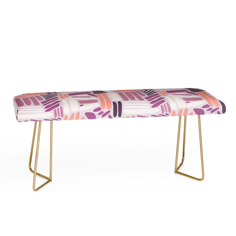 Mareike Boehmer Dots and Lines 1 Strokes Rose Bench