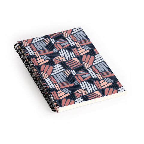 Mareike Boehmer Dots and Lines 1 Strokes Spiral Notebook