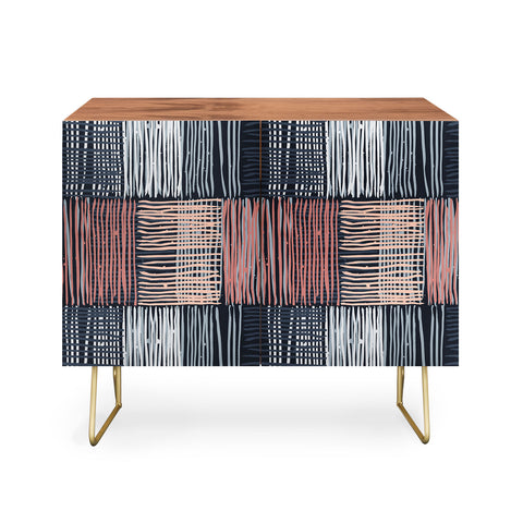 Mareike Boehmer Dots and Lines 2 Fine Lines Credenza