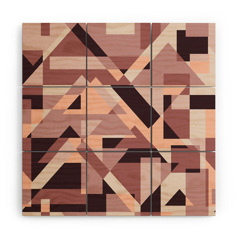 Mareike Boehmer Geometric Play Wood Wall Mural