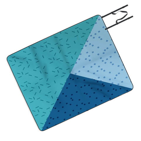 Mareike Boehmer Geometry Blocking 3 Picnic Blanket
