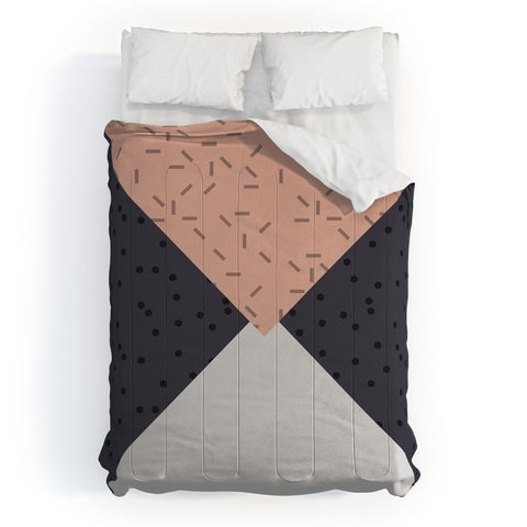 Mareike Boehmer Geometry Blocking 6 Comforter