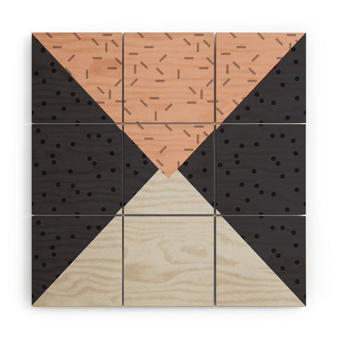 Mareike Boehmer Geometry Blocking 6 Wood Wall Mural