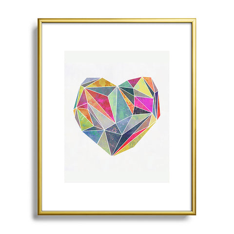Mareike Boehmer Heart Graphic 5 X Metal Framed Art Print