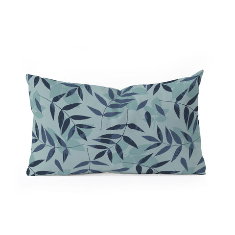 Mareike Boehmer Leaves Scattered 1 Oblong Throw Pillow