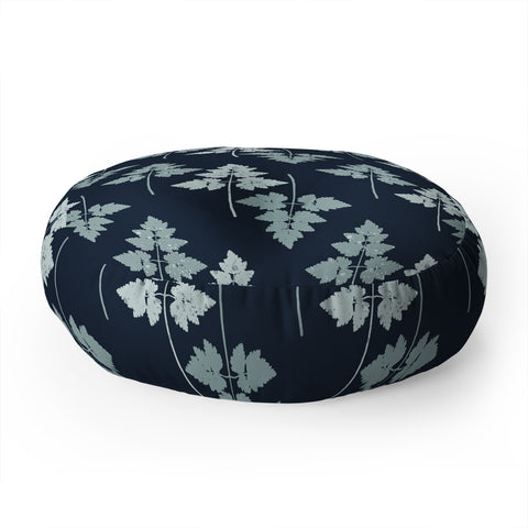 Mareike Boehmer Leaves Up and Down 1 Floor Pillow Round