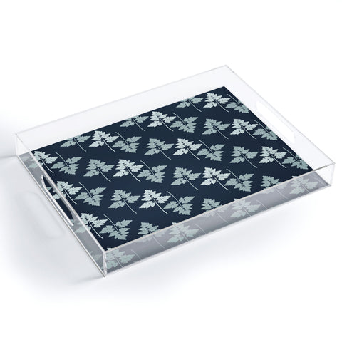 Mareike Boehmer Leaves Up and Down 1 Acrylic Tray