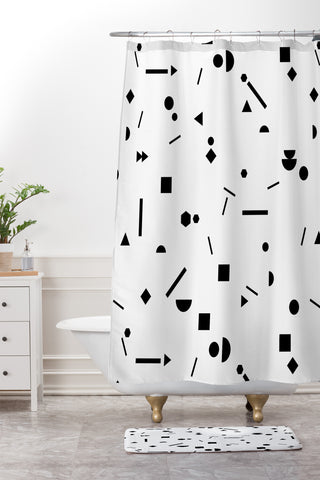 Mareike Boehmer My Favorite Pattern 3 Shower Curtain And Mat