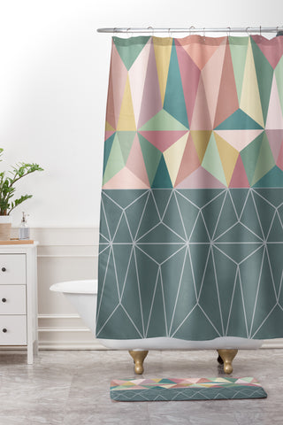 Mareike Boehmer Nordic Combination 31 E Shower Curtain And Mat