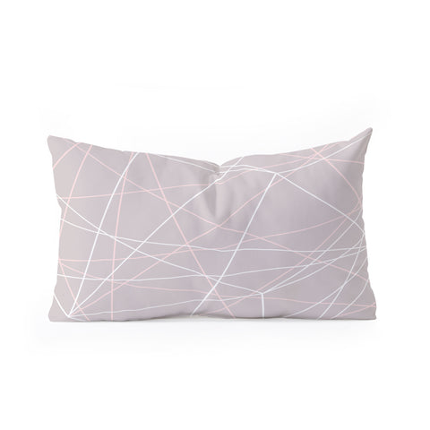 Mareike Boehmer Pastel Lines 1 Oblong Throw Pillow