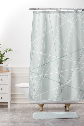 Mareike Boehmer Pastel Lines 2 Shower Curtain And Mat