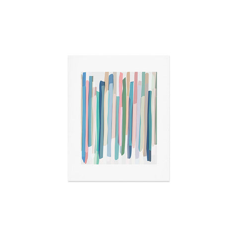 Mareike Boehmer Pastel Stripes 2 Art Print