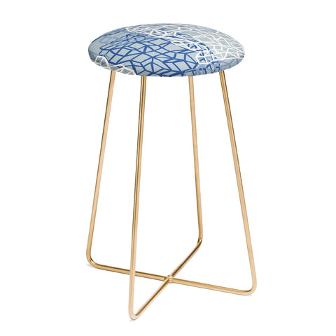 Mareike Boehmer Sketched Grid 1 Counter Stool