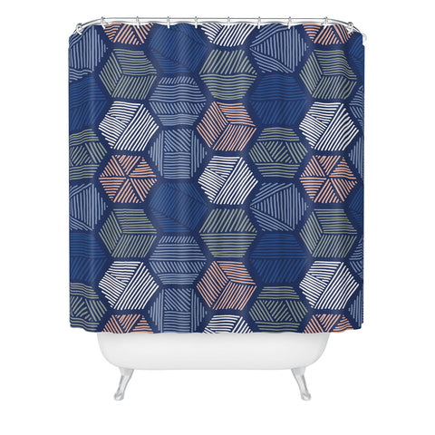 Mareike Boehmer Sketched Polygons 1 Shower Curtain