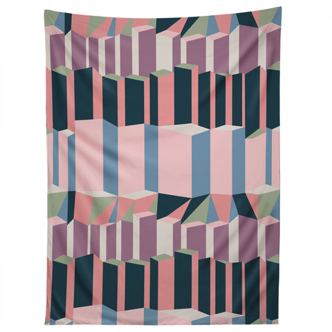 Mareike Boehmer Straight Geometry City 1 Tapestry