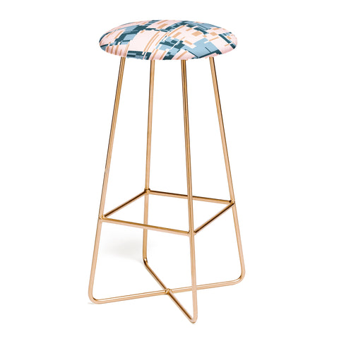 Mareike Boehmer Straight Geometry Connected 1 Bar Stool