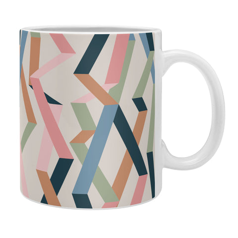 Mareike Boehmer Straight Geometry Ribbons 1 Coffee Mug